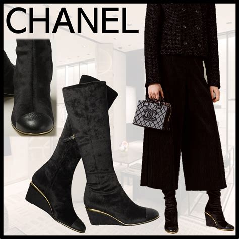 chanel fur boots 2019|Chanel boots new collection.